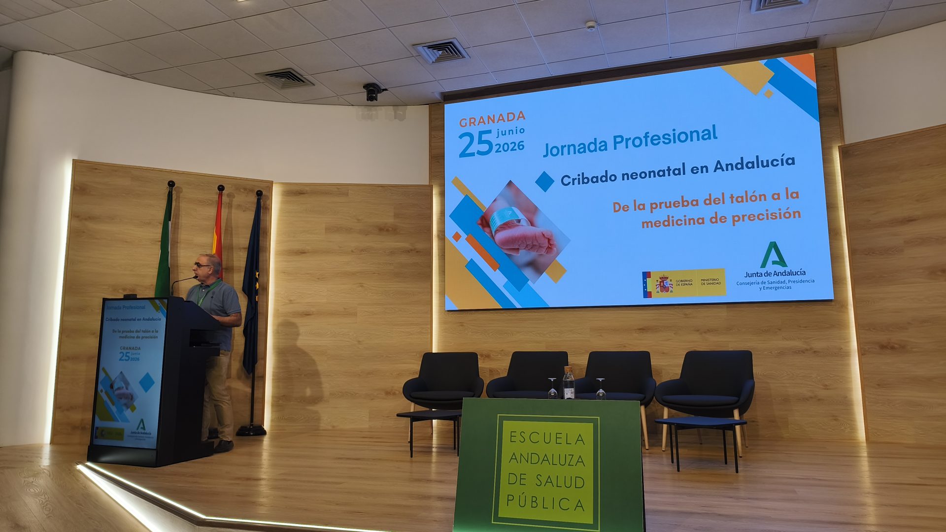 Más de 130 profesionales analizan en Granada el presente y el futuro del cribado neonatal en Andalucía